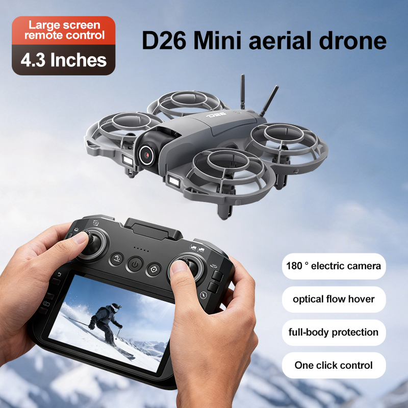 Drone D26 4K Aérien HD 180 °   - Fpv Drone Charger avis et prix