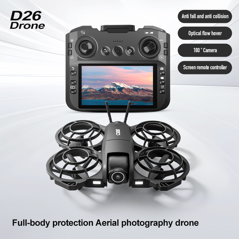 Drone D26 4K Aérien HD 180 °   - Fpv Drone Charger avis et prix